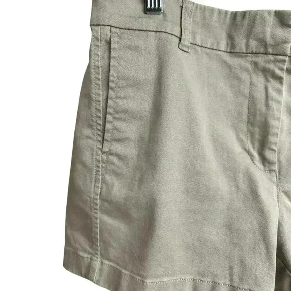 J Crew Women's 4" stretch chino khaki short size 8 - Picture 8 of 10